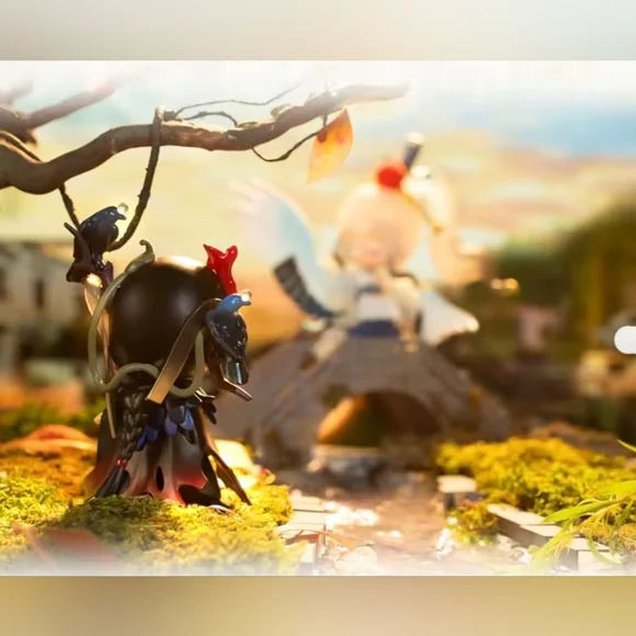 Nanci Chinese Poetry Series Figures  "Crows On Withered Vines" - Picture 13 of 16